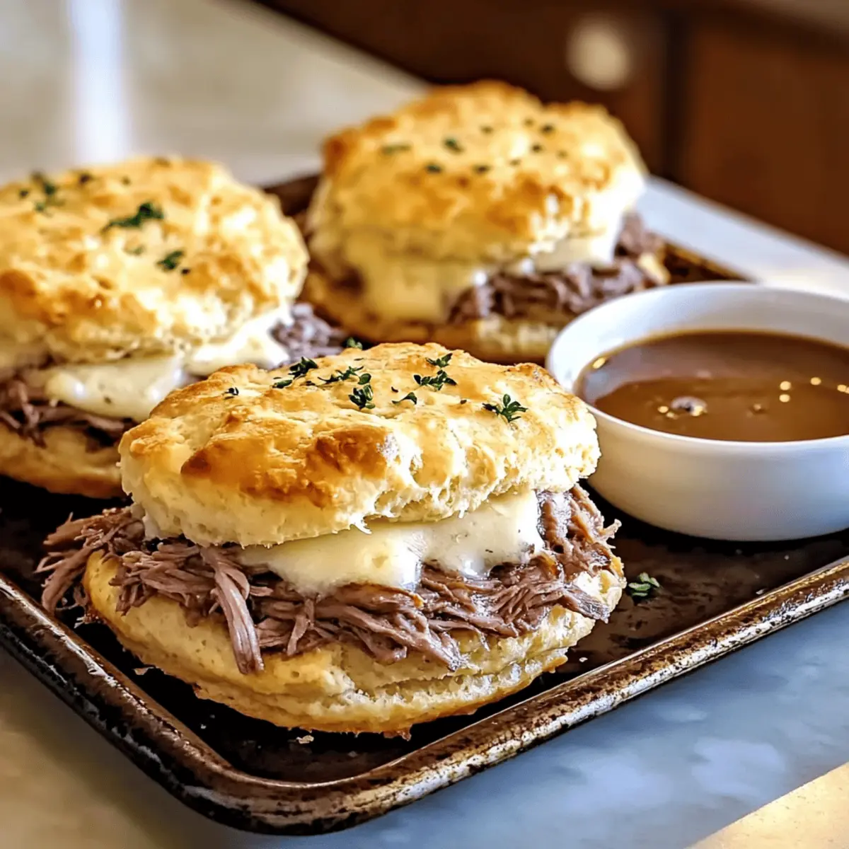 Baked French Dip Biscuits: A Warm Twist on Comfort Food