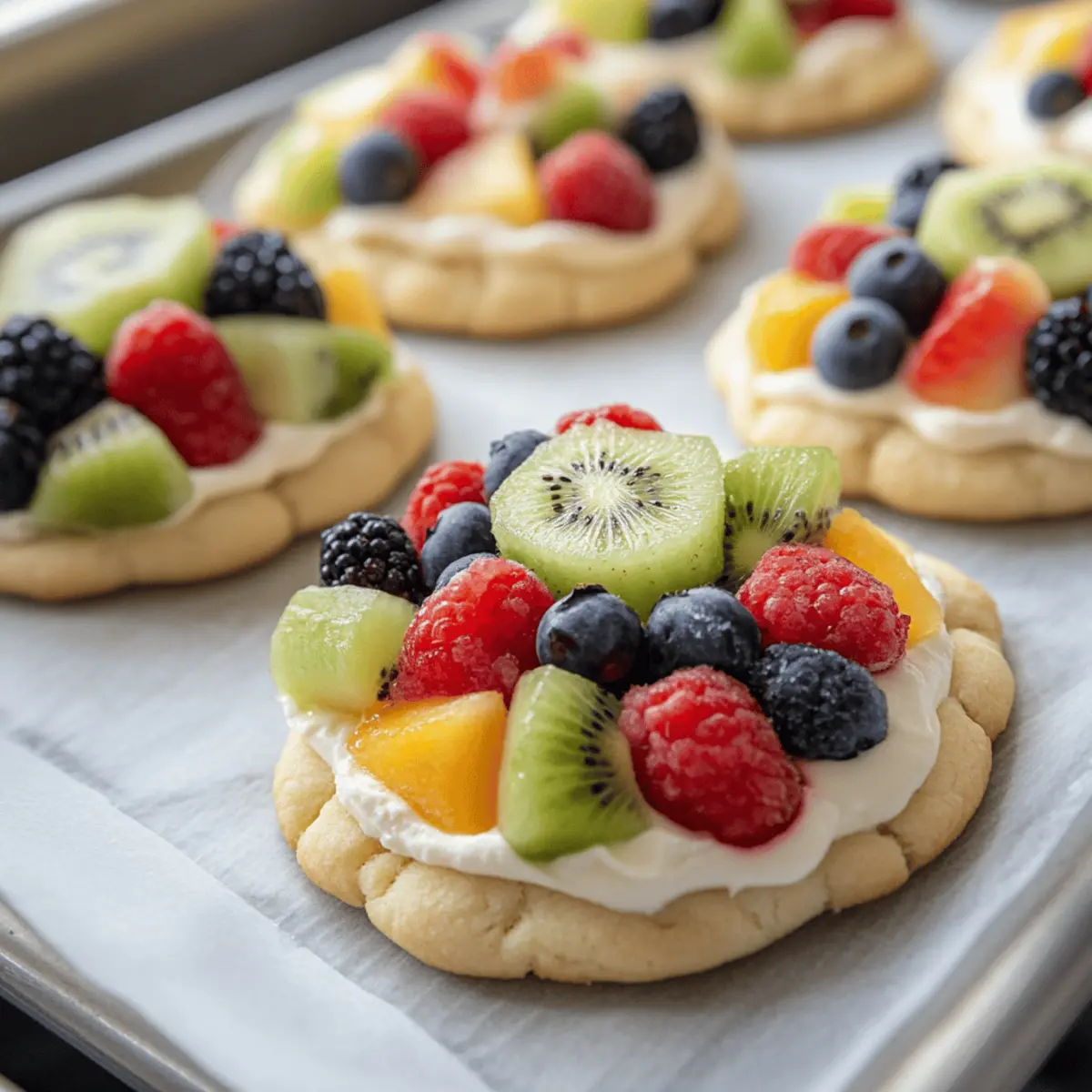 Fruit Pizza Cookies: A Fun Twist on Summer Desserts