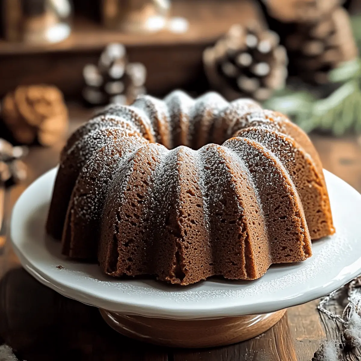 Moist Gingerbread Bundt Cake: A Cozy Holiday Delight