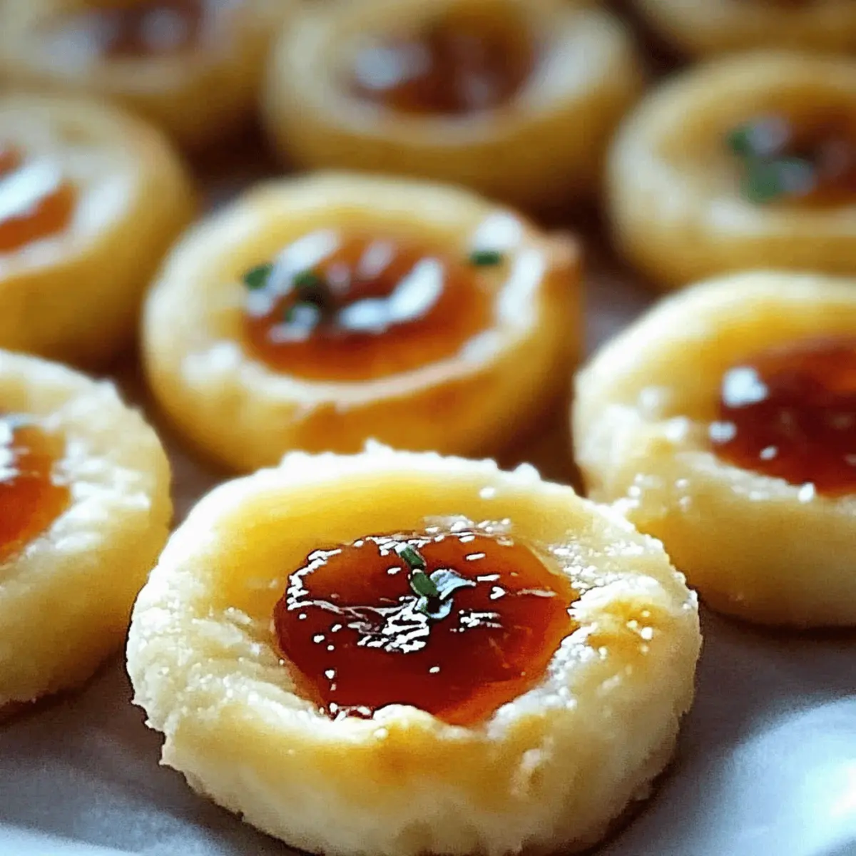 Cheesy Thumbprint Appetizers with a Spicy Twist