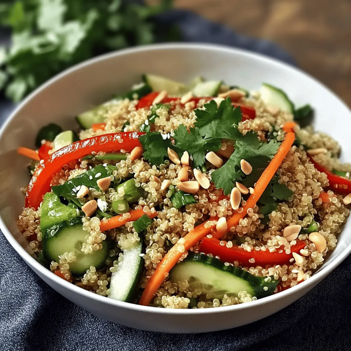 Delicious Thai Quinoa Crunch Salad for Vibrant Healthy Meals