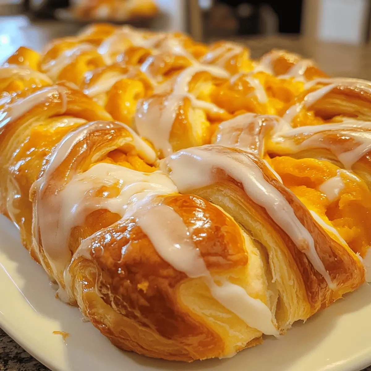 Delicious Pumpkin Cream Cheese Breakfast Braid for Cozy Mornings