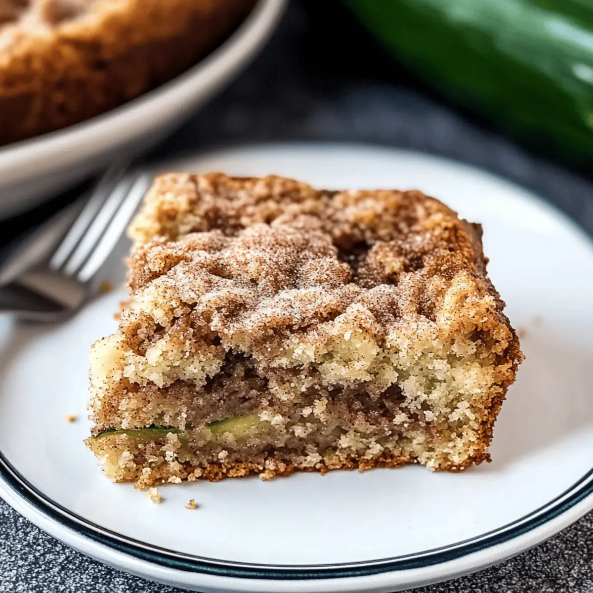 Cinnamon Zucchini Coffee Cake for a Cozy Breakfast Delight