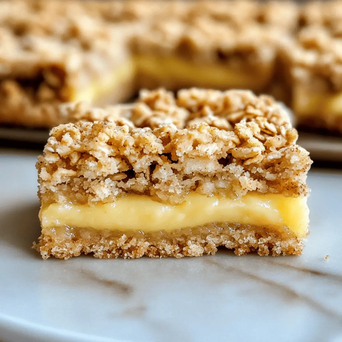 Lemon Oatmeal Crumble Bars for a Sweet Citrus Treat