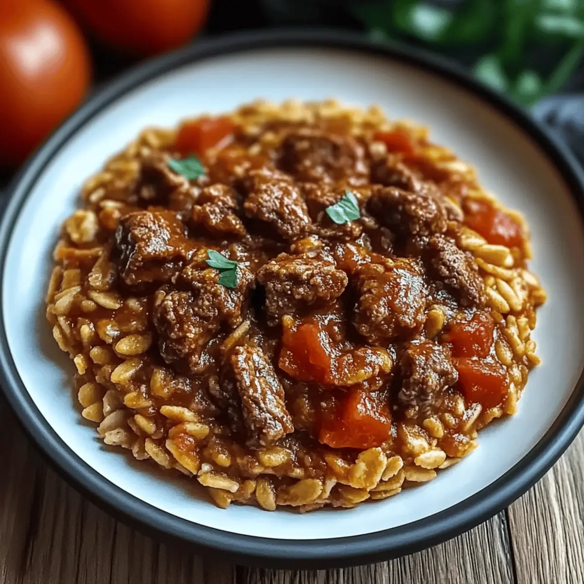 Savory Beef Giouvetsi: A Comforting Taste of Greece