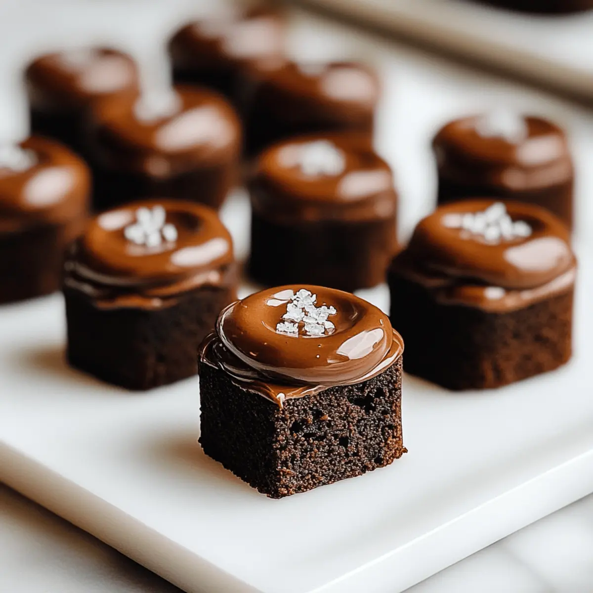 Decadent Brownie Petit Fours for Your Next Celebration