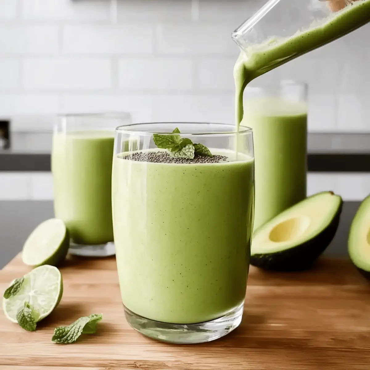 Creamy Avocado Smoothie: A Dreamy Tropical Boost