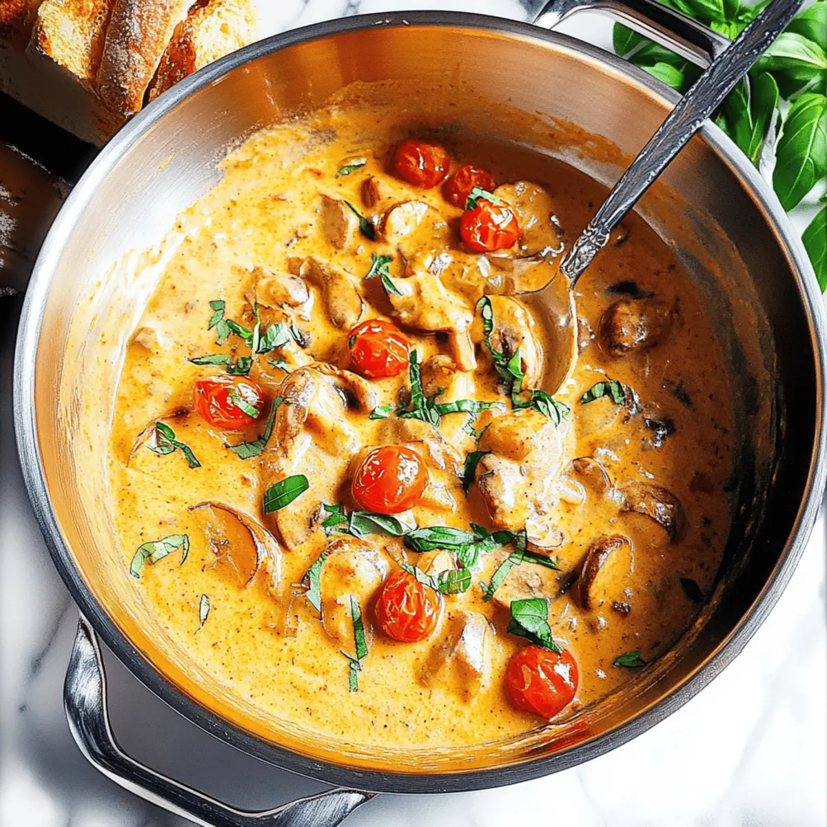 Creamy Tuscan Marry Me Mushrooms for Cozy Dinner Nights