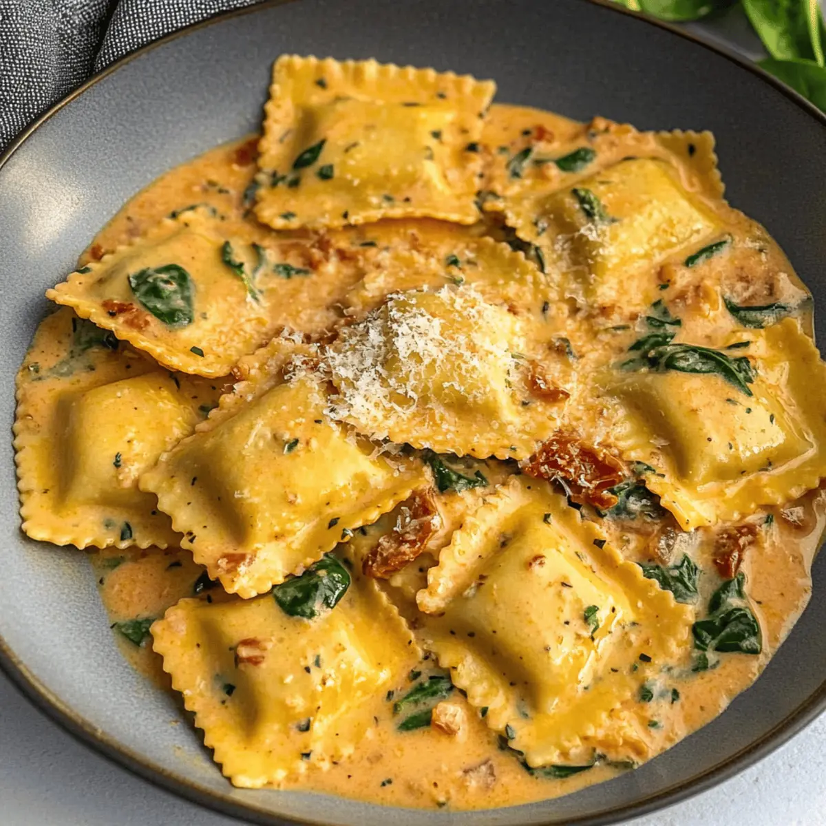 Creamy Tuscan Ravioli That’ll Become Your Family’s Favorite