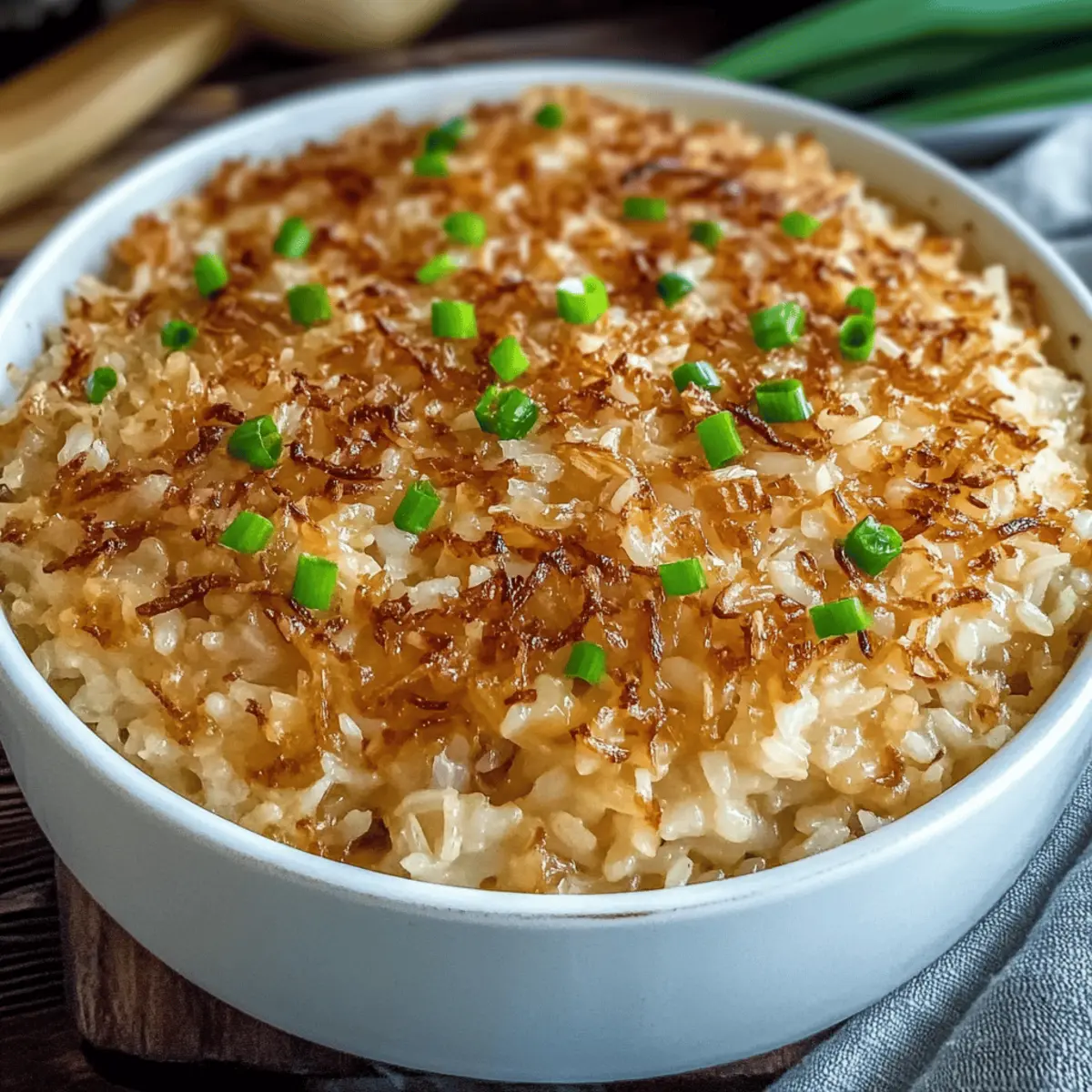 Savory French Onion Butter Rice for Ultimate Comfort Nights
