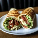 Gourmet BLT Wraps with Secret Sauce