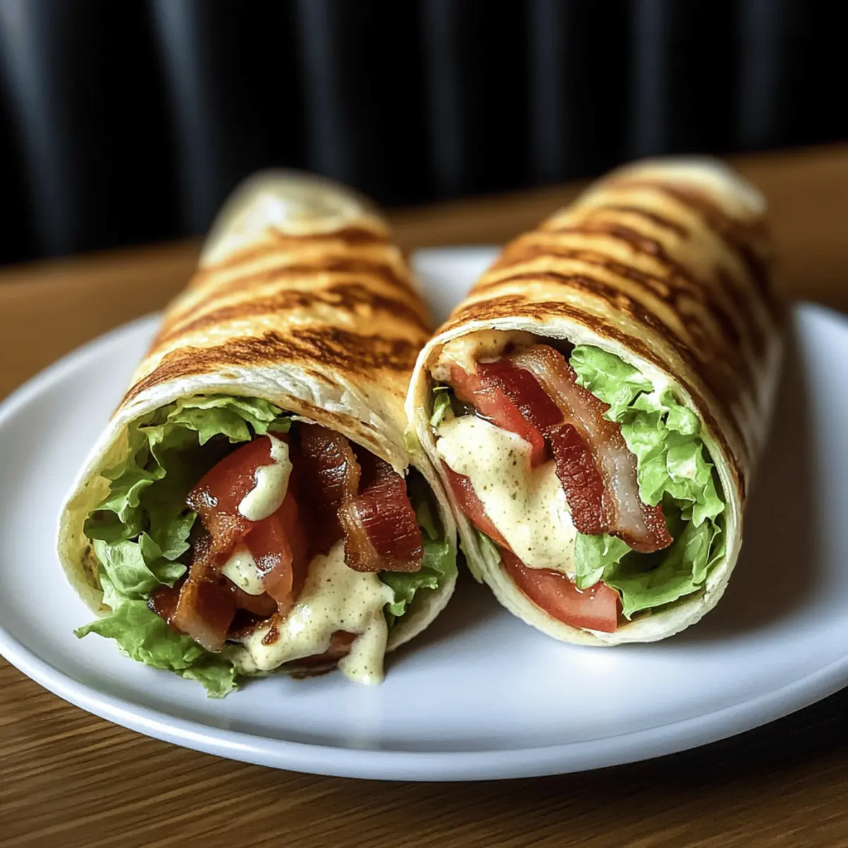 Gourmet BLT Wraps with Secret Sauce for a Fresh Twist