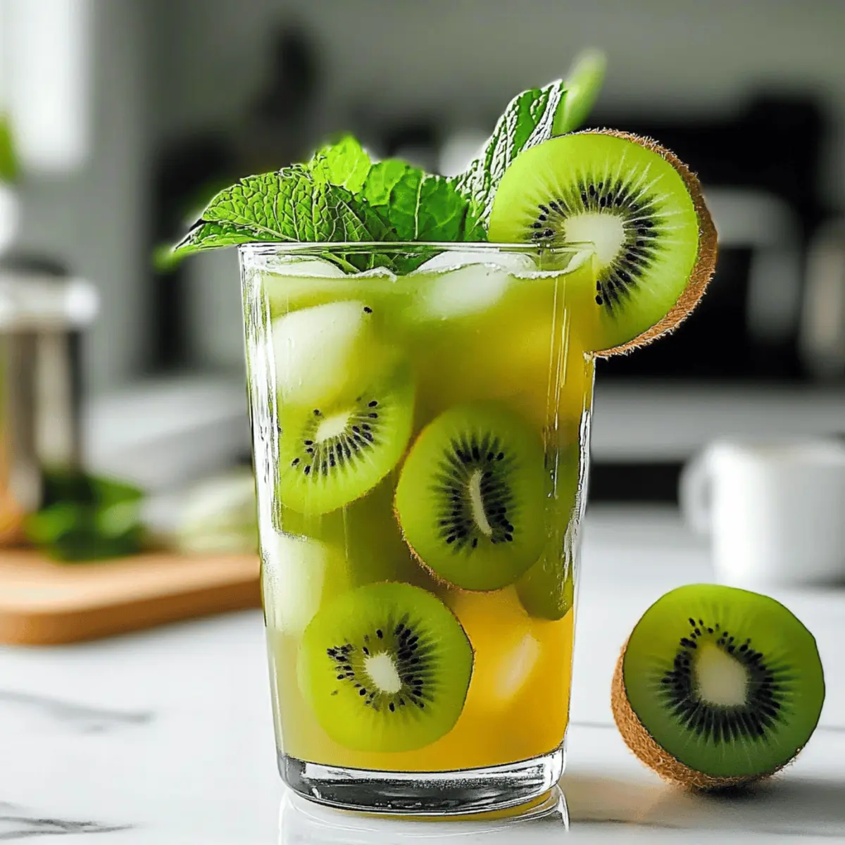 Kiwi Mint Cold Brew Green Tea: Your Summer Hydration Wonder