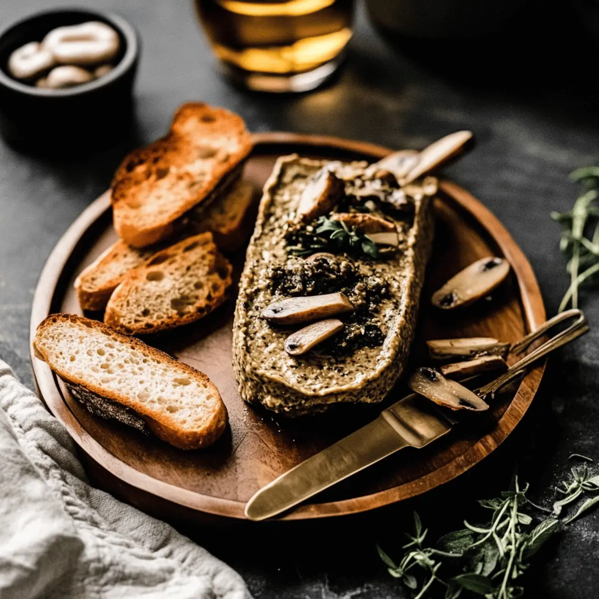 Creamy Mushroom Pâté: A Deliciously Easy Vegetarian Spread