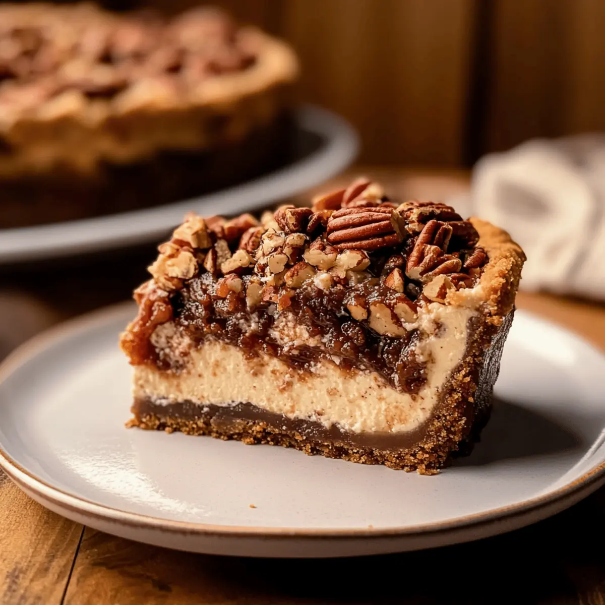 Indulge in Pecan Pie Cheesecake for a Sweet Thanksgiving Treat
