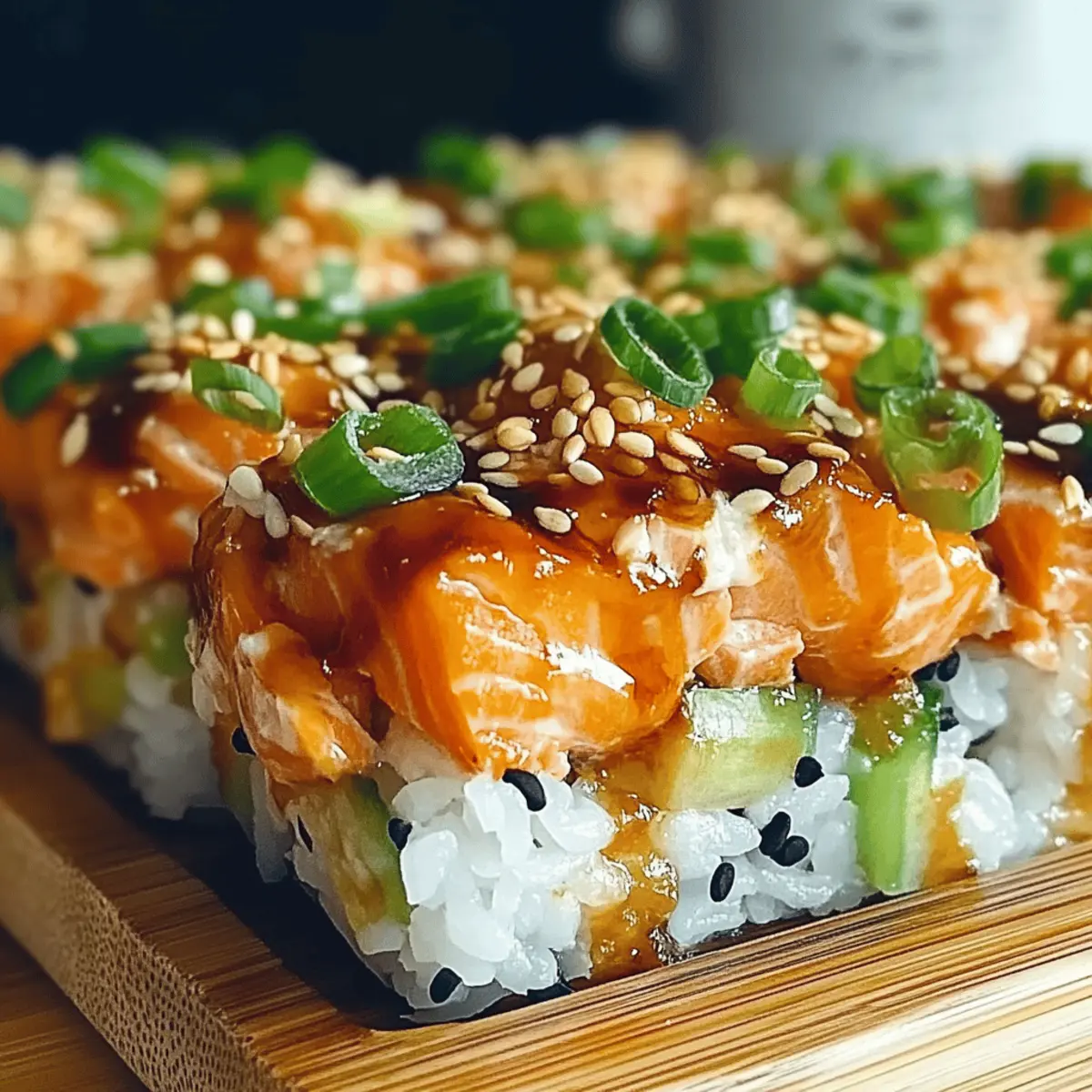 Cozy Comfort with Spicy Salmon Sushi Bake for Sharing