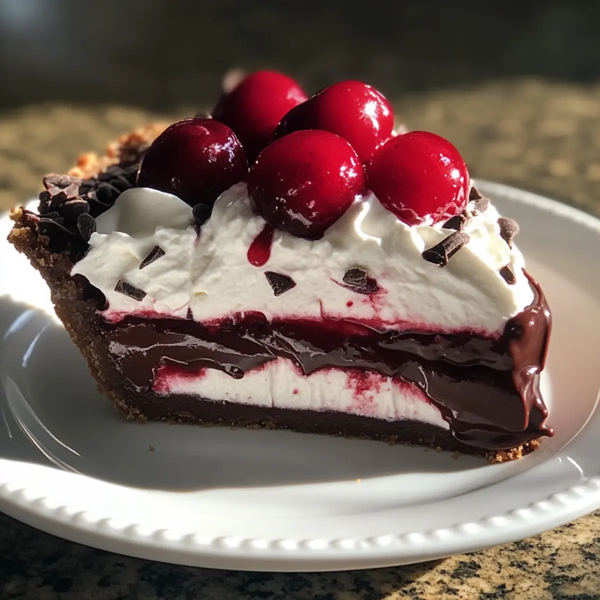 Decadent Chocolate Cherry Cream Pie for Ultimate Indulgence