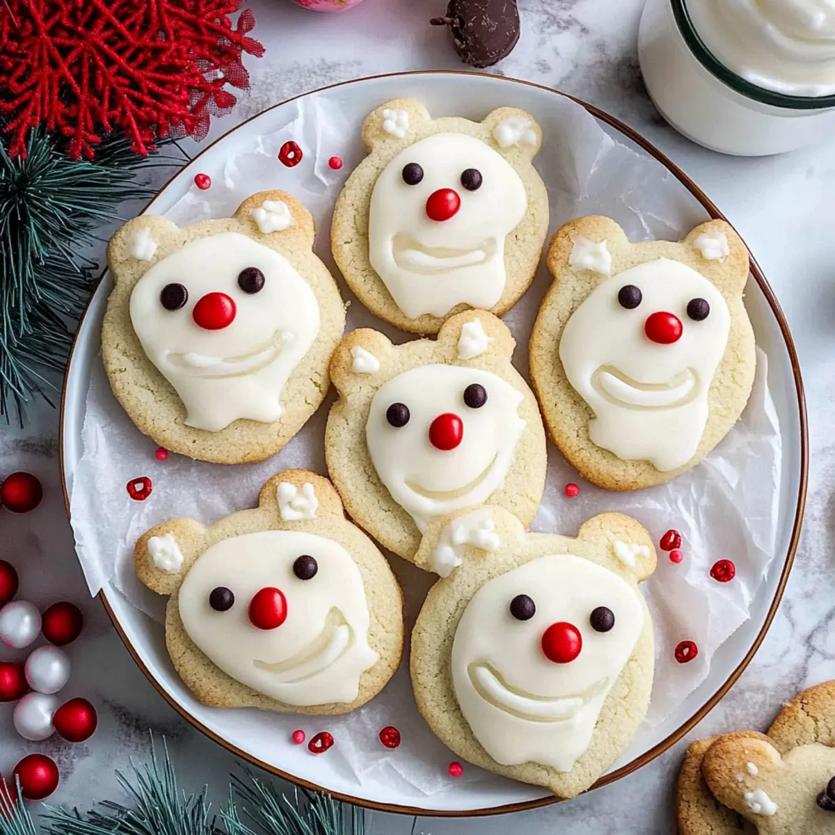 Polar Bear Cookies: Soft, Chewy Treats for Festive Fun
