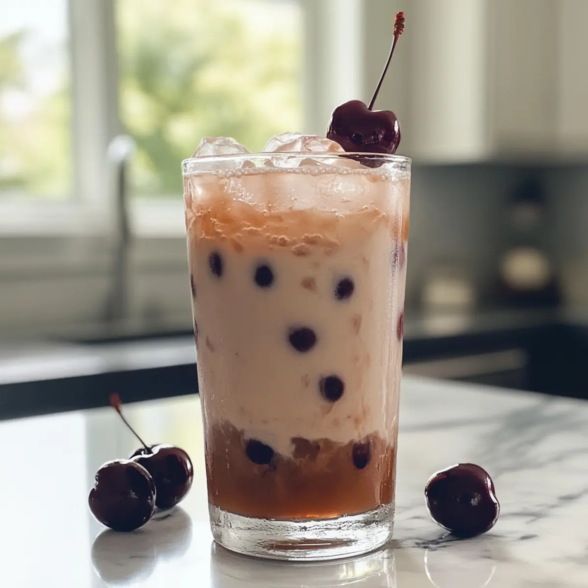 Cherry Earl Grey Milk Tea: A Cozy Creamy Delight