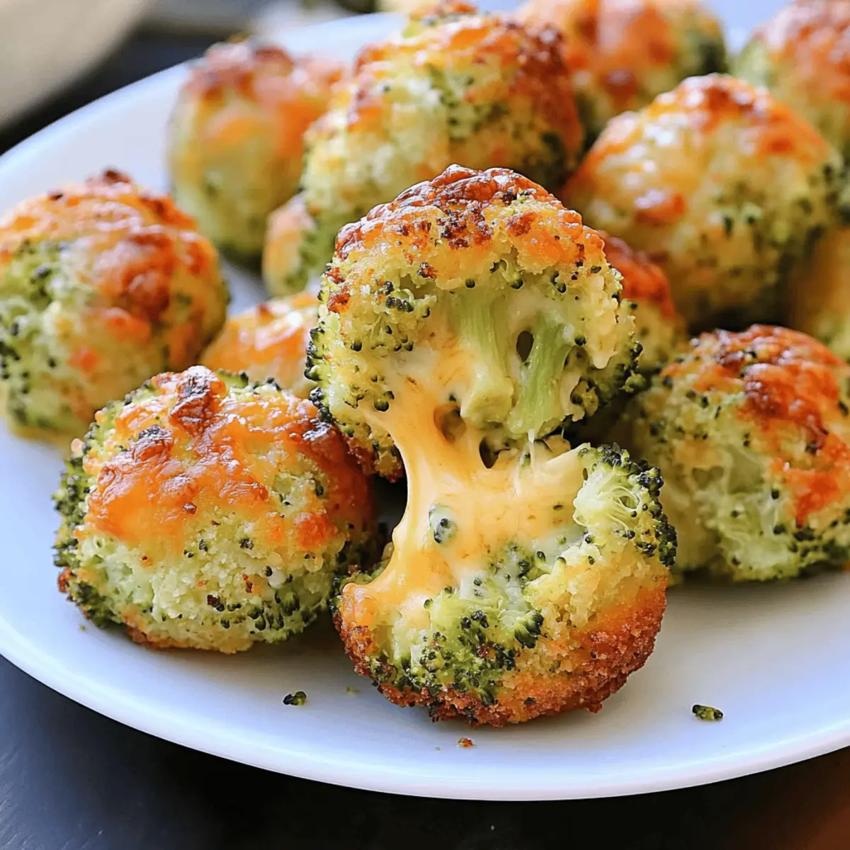 Baked Broccoli Cheese Balls: Irresistibly Cheesy Snack Delight