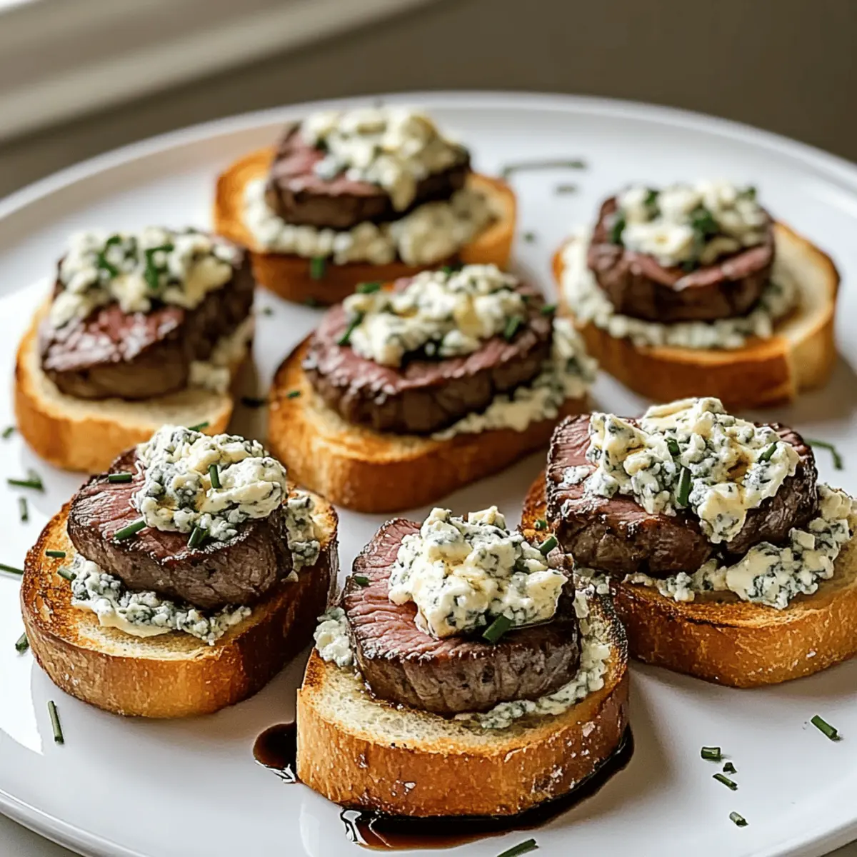 Savory Beef Tenderloin & Gorgonzola Crostini for Easy Entertaining