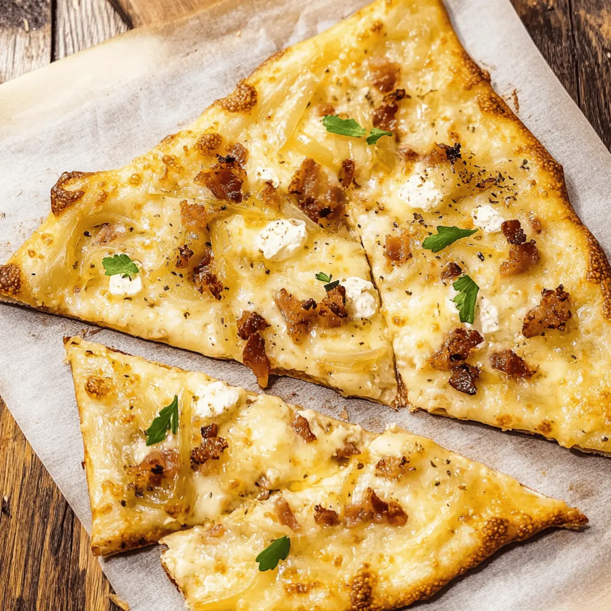 Irresistible Flammkuchen Recipe: Crispy German Pizza Delight