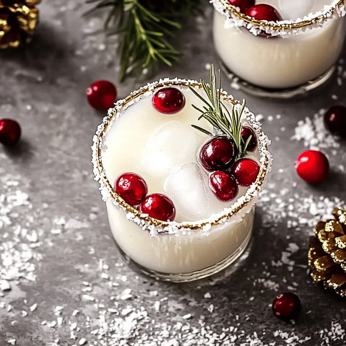 Delightful White Christmas Margarita for Festive Cheer