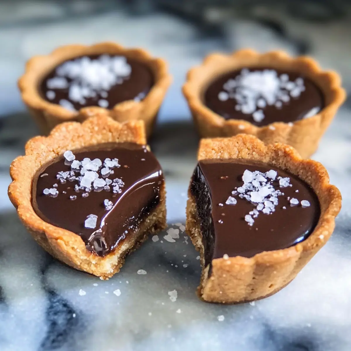 Mini Salted Caramel Chocolate Tarts That Wow Every Time