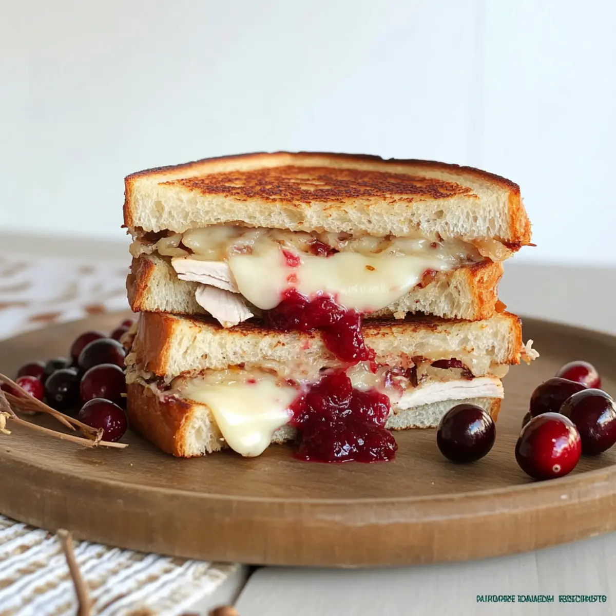 Cranberry Turkey Grilled Cheese for Cozy Comfort Food Bliss
