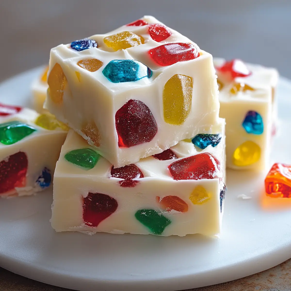 Delightful Christmas Gumdrop Fudge: Easy No-Bake Treat