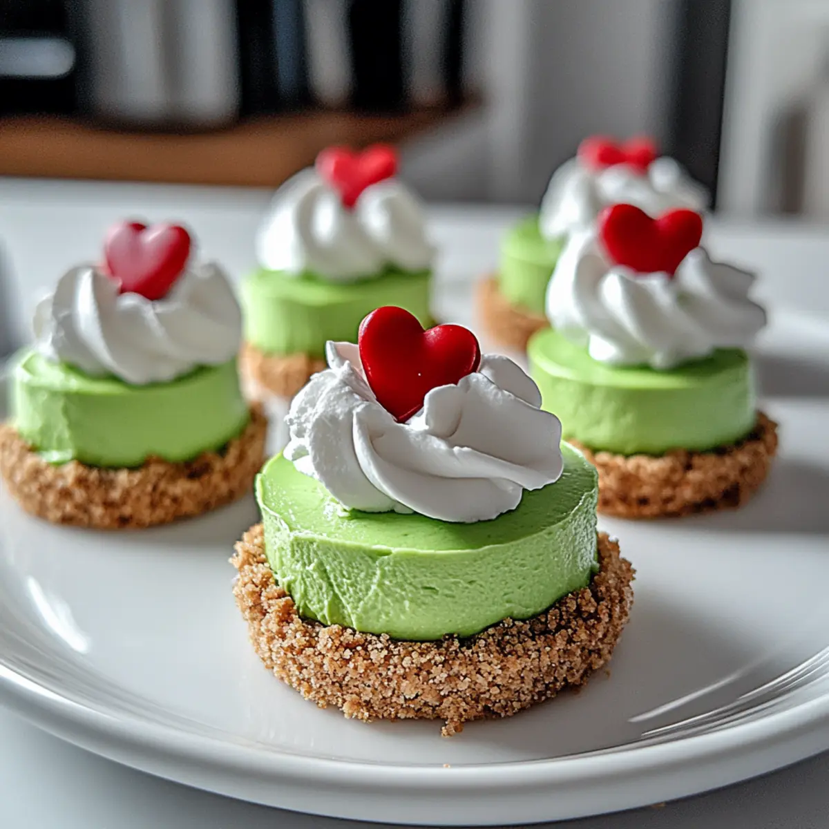 Grinch Mini Cheesecake: Easy No-Bake Holiday Bliss