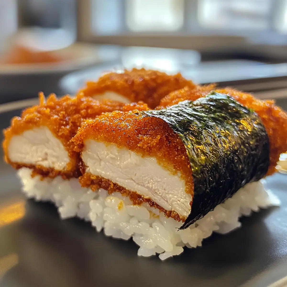 Crispy Chicken Katsu Musubi for an Irresistibly Tasty Lunch