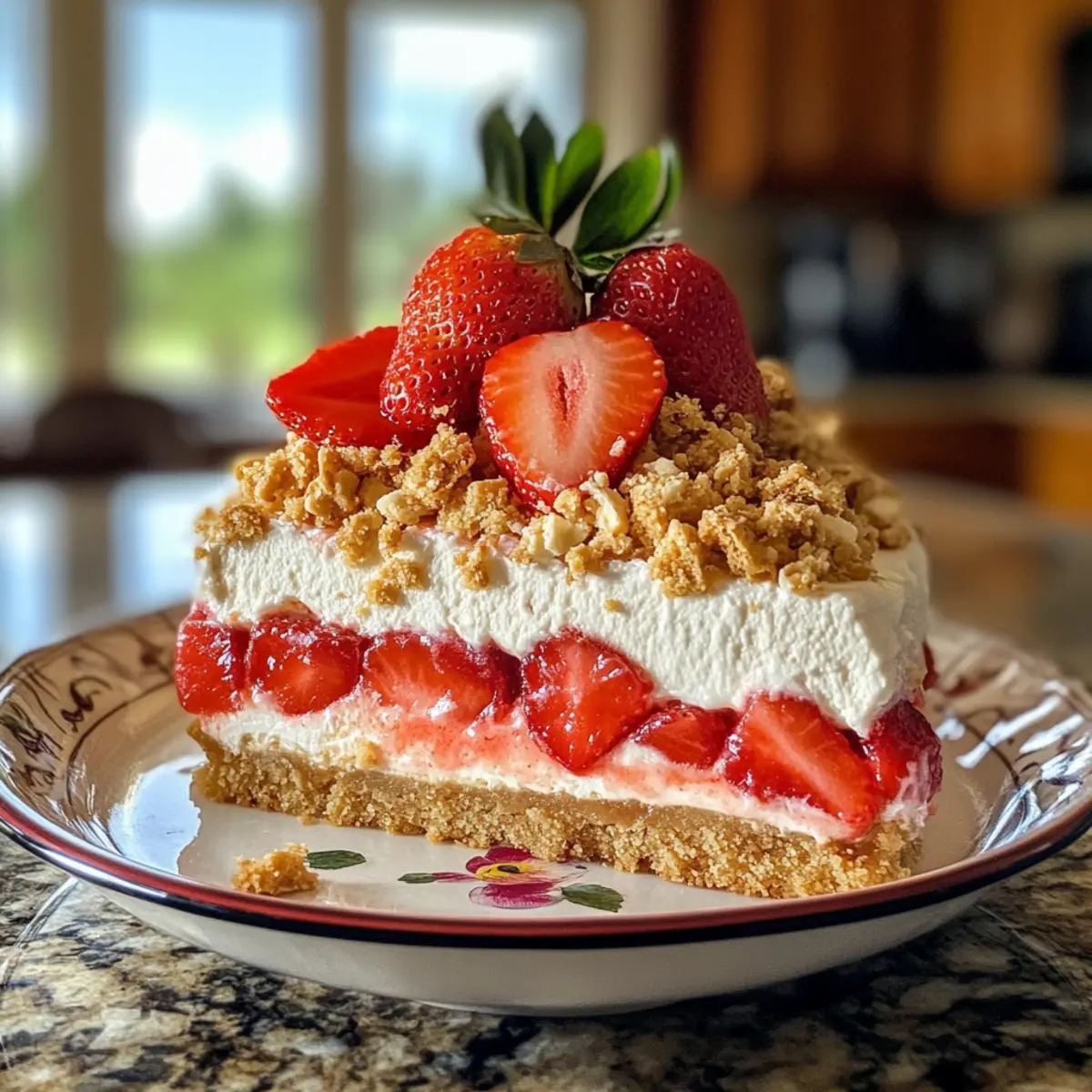Summer-Ready Strawberry Crunch Cheesecake You’ll Love