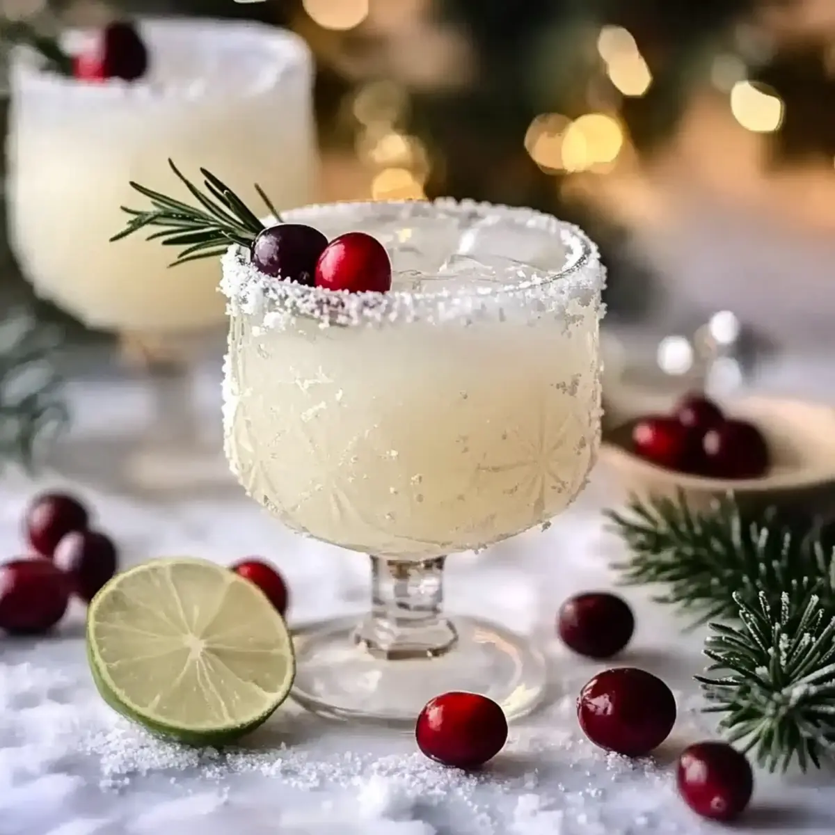 Creamy White Christmas Margarita Recipe for Festive Cheers