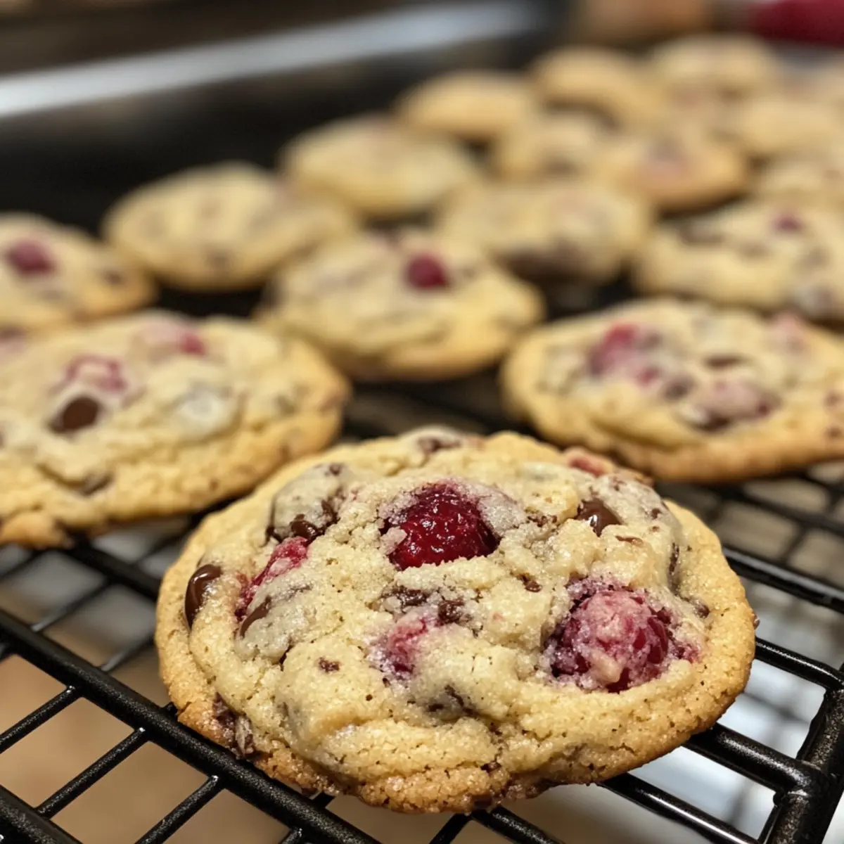 Raspberry Chocolate Chip Cookies: Quick, Soft, and Irresistible