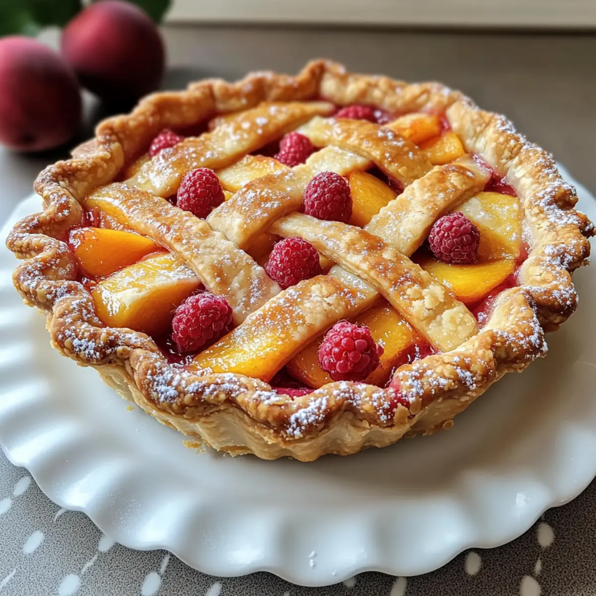 Peach Raspberry Pie: A Slice of Summer Bliss