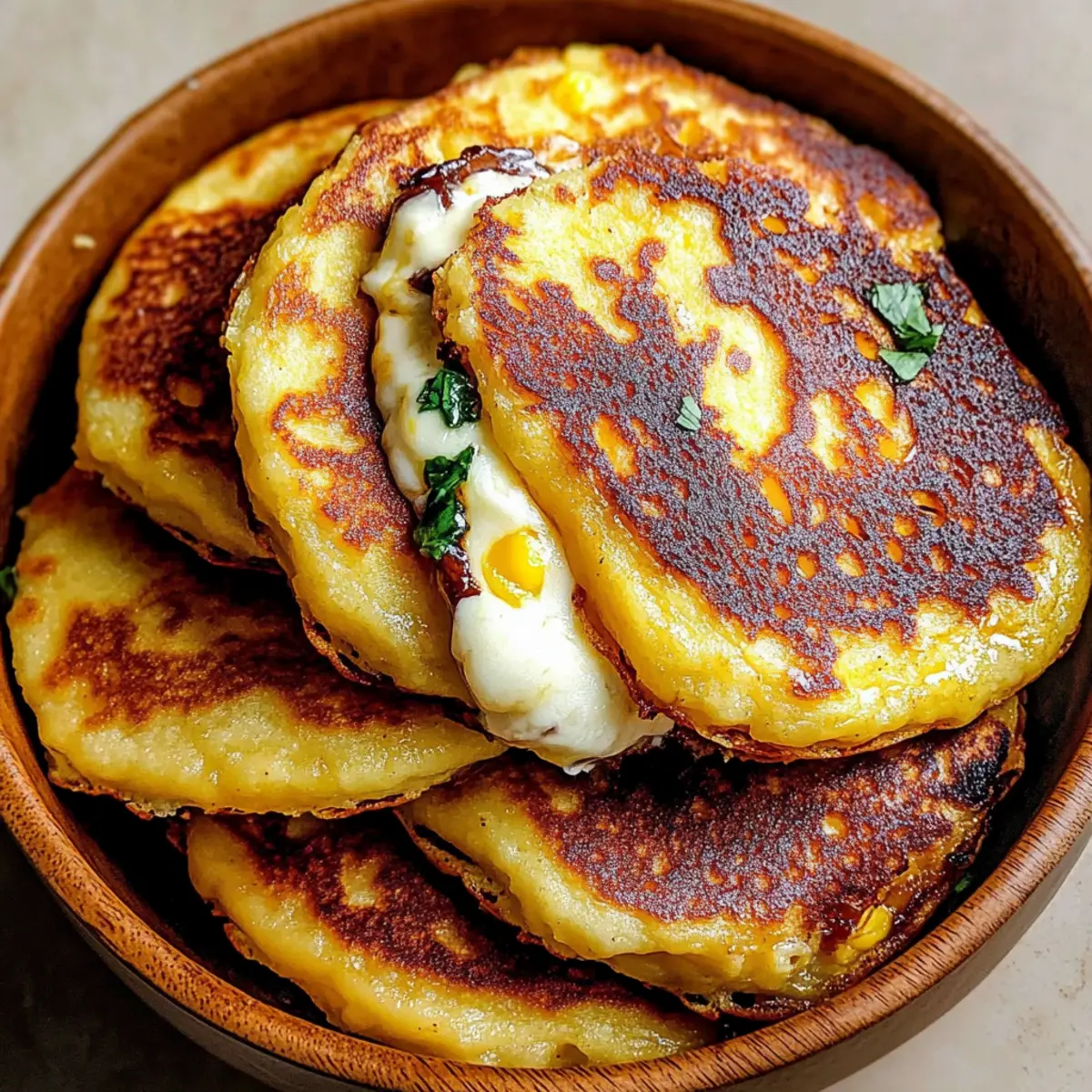Venezuelan Sweet Corn Cachapas: Golden Pancakes of Joy