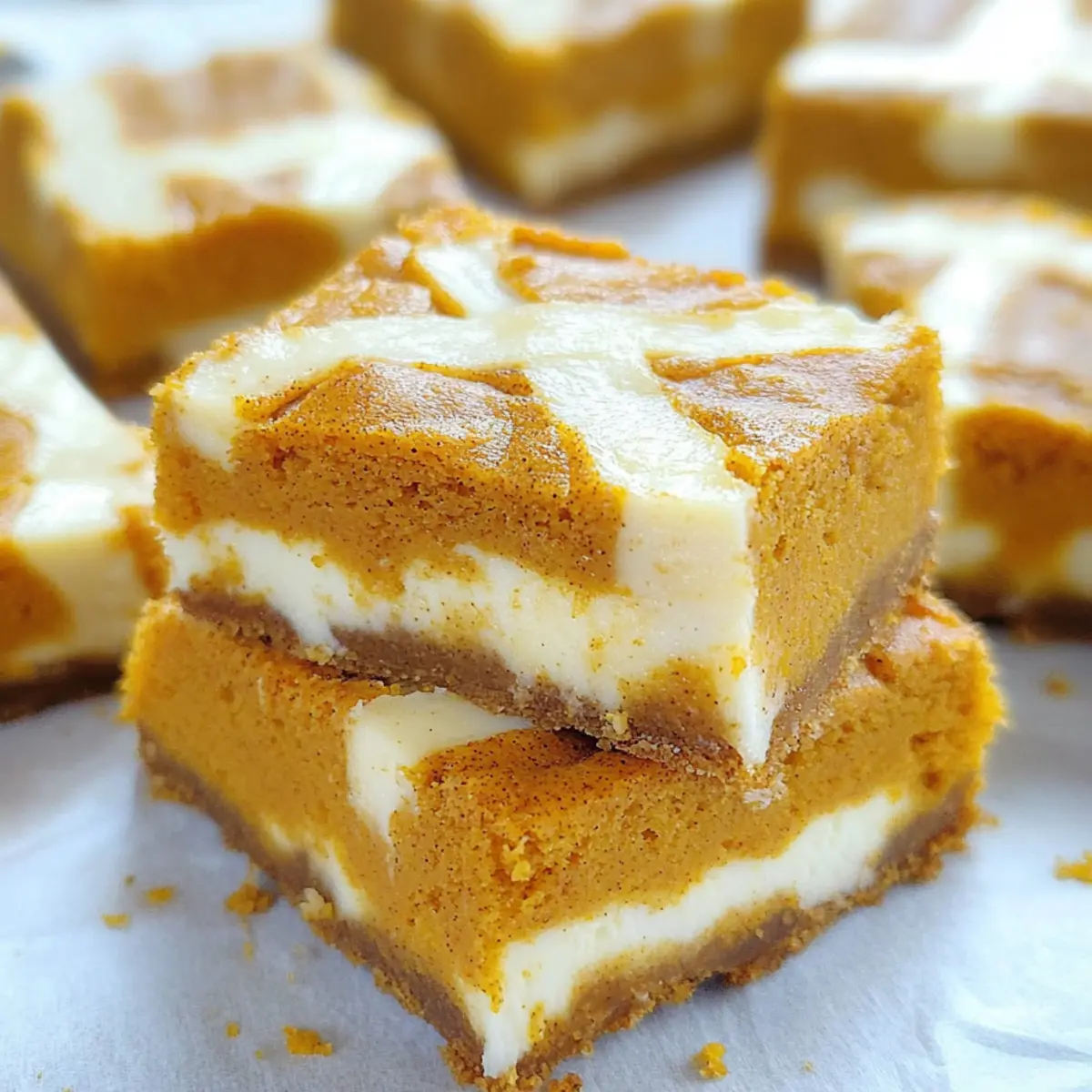 Decadent Creamy Pumpkin Cheesecake Bars for Fall Bliss