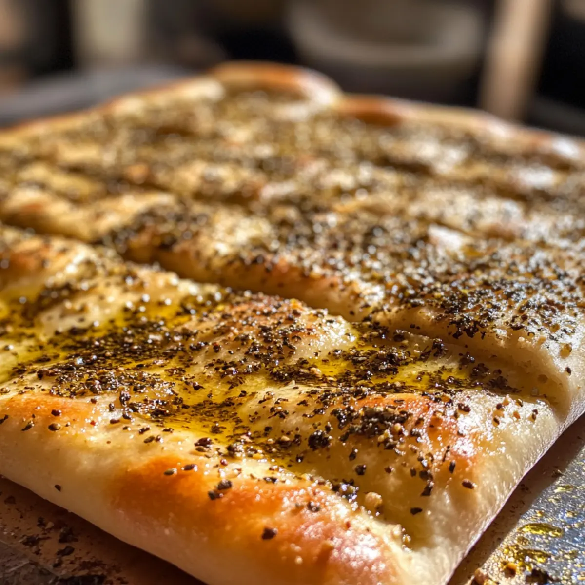 Irresistible Za’atar Flatbread with Olive Oil for Cozy Moments