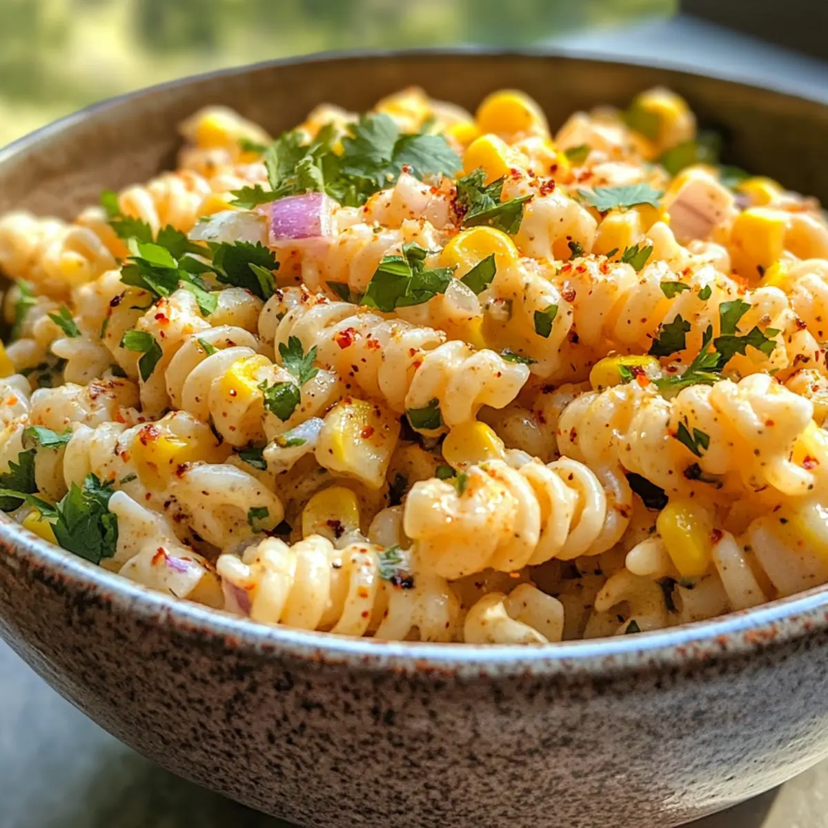 Savory Mexican Street Corn Pasta Salad for Summer Gatherings