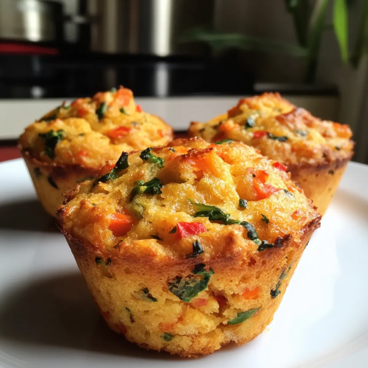 Vegan Savoury Muffins Bursting with Flavor and Goodness