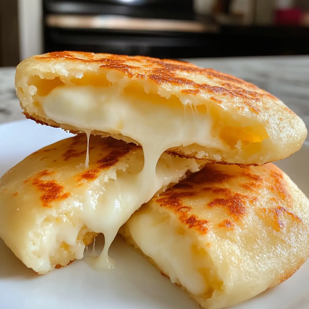 Cheesy Arepas con Queso: A Deliciously Crispy Delight
