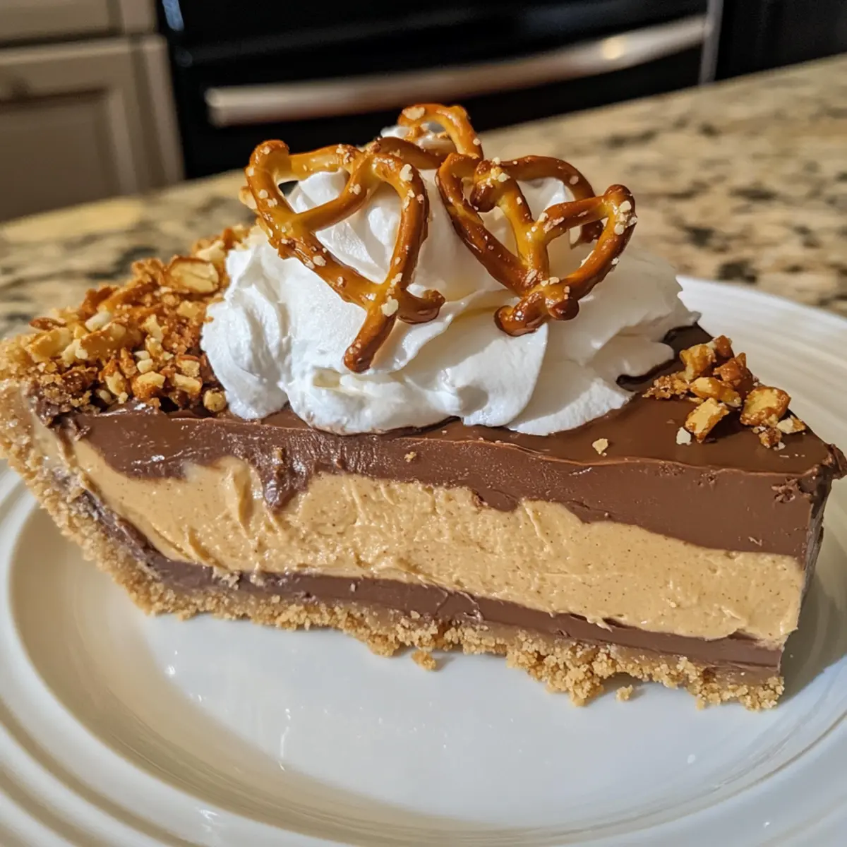 Peanut Butter Pretzel Pie: No-Bake Sweet & Salty Indulgence