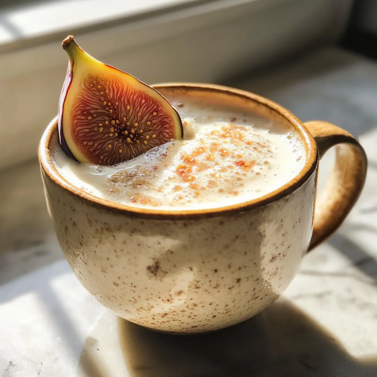 Creamy Fig Vanilla Milk Tea for Cozy Moments