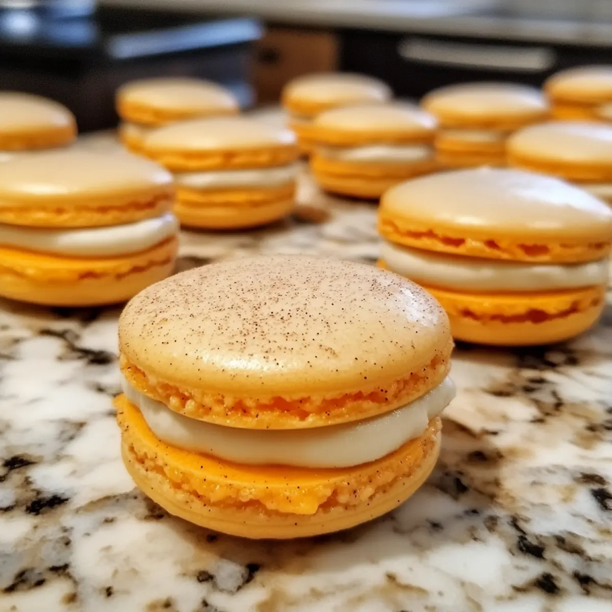 Peach Macarons: Sweet Delights with a Creamy Twist
