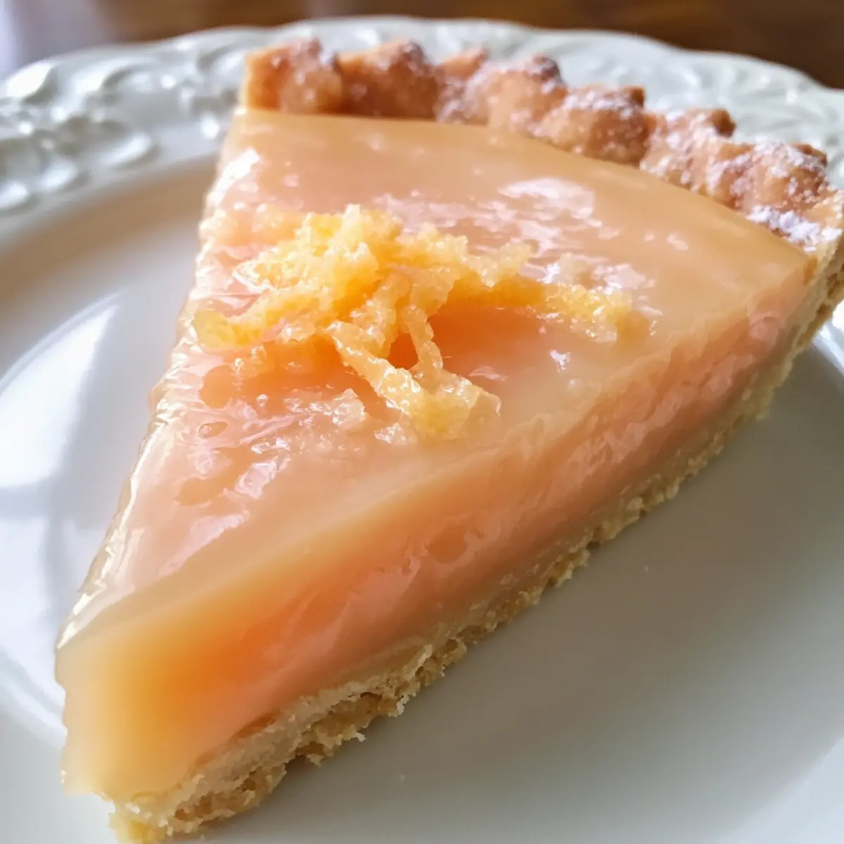 Zesty Grapefruit Curd Tart: A Refreshing Citrus Delight