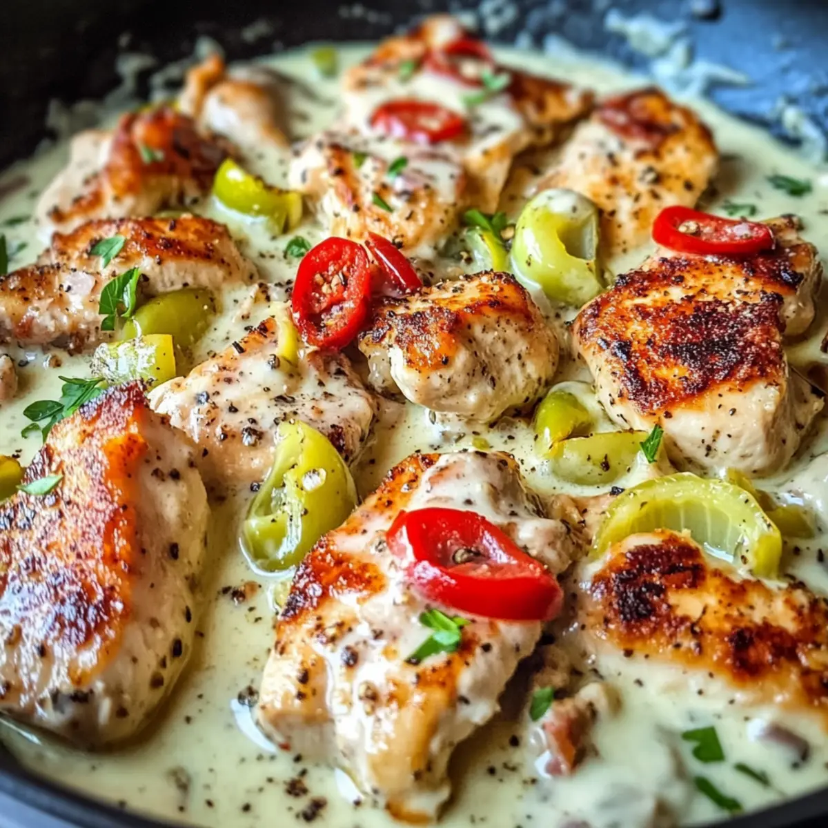 Savory Pepperoncini Chicken Skillet: Your Easy Weeknight Delight