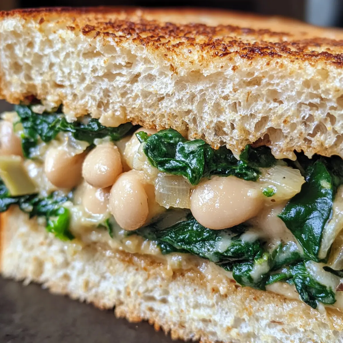 Delicious Spinach Artichoke White Bean Sandwich You’ll Love