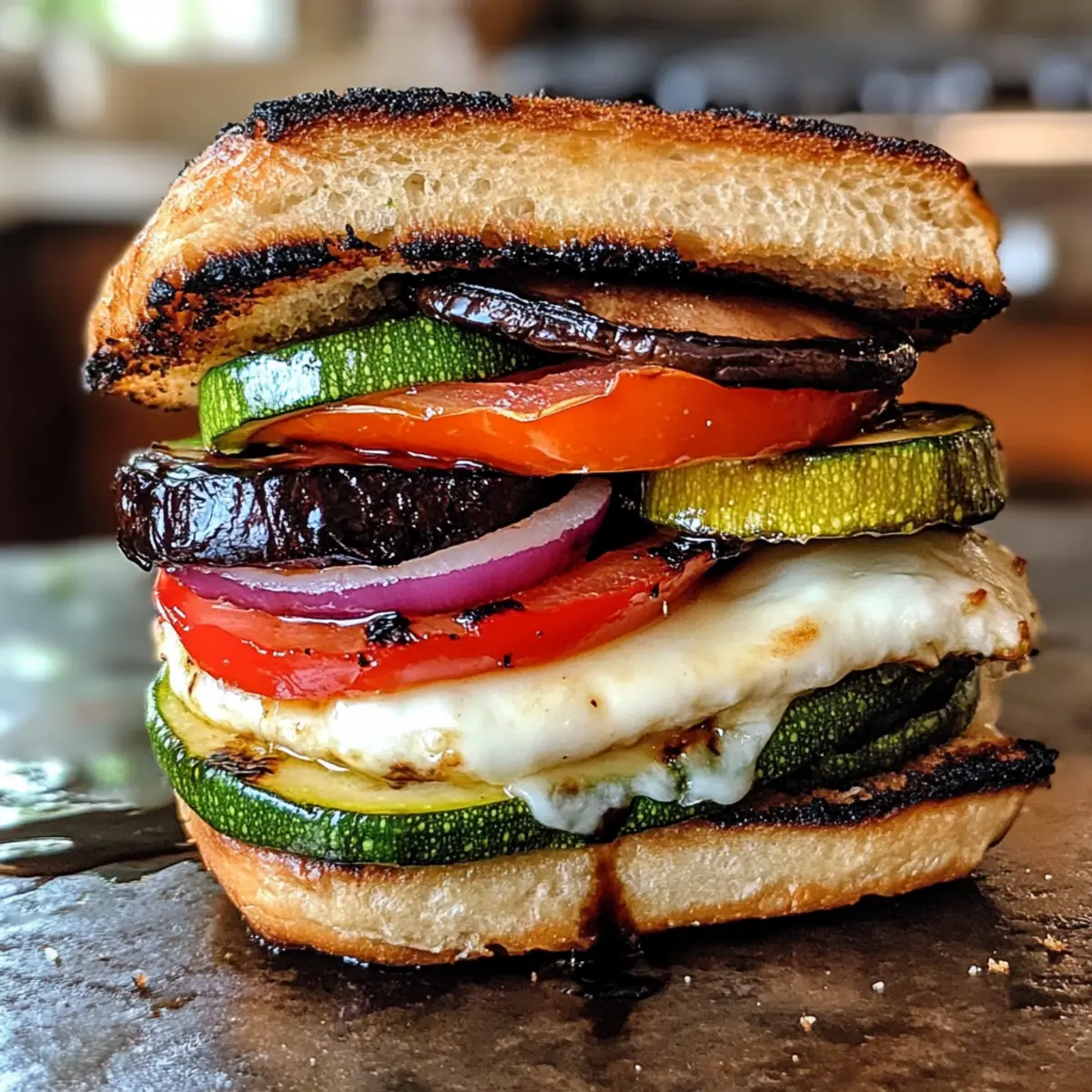 Grilled Veggie & Mozzarella Sandwiches: A Flavorful Delight