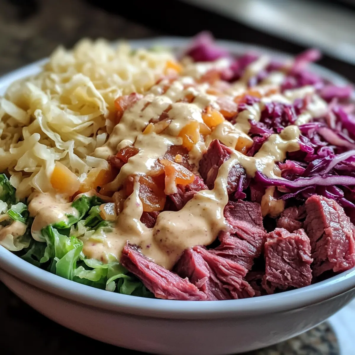 Deliciously Easy Reuben Bowls for a Quick Comfort Meal